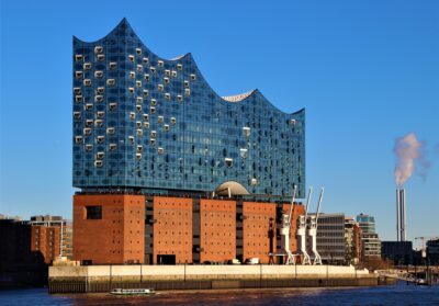 Konserthuset Elbphilharmonie i Hamburg